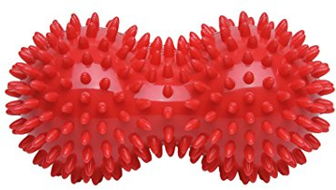Duo-Igelball Igelball Roller Massageball Noppenball, ROT