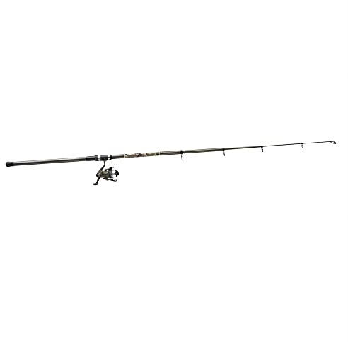 Mitchell Tanager Camo faltbare Teleskop-Spinnrute und Spinnrollen-Combo – ultrakompaktes und leichtes Setup, einsatzbereit mit Schnur