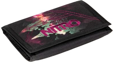 Nitro Snowboards 2018 Münzbörse, 14 cm, Schwarz (Negro Rose)