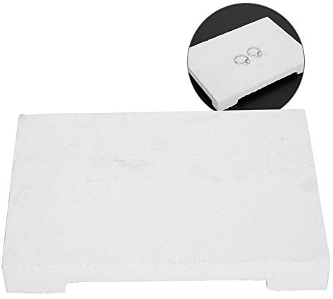 Jewellers Heat Proof Soldering Mat, Quartz Board Heat Resistant Jewelry Making Soldering Welding Block Repair Work Surface Board Sheet Block Making Tool