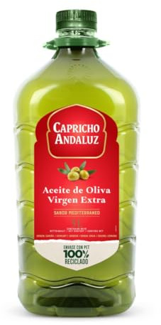 Capricho Andaluz - Aceite de Oliva Virgen Extra Prensado en Frío PET, 5 L