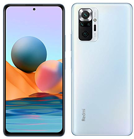 XIAOMI Redmi Note 10 Pro Smartphone RAM 8 GB ROM 128 GB 6,67 120 Hz AMOLED DotDisplay 108 MP Weitwinkel Cámara 5020 mAh (typ) NFC-Dual-SIM-Karte Azul [Versión en Español]