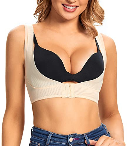 JOYSHAPER Chest Brace Up for Women Posture Corrector Shapewear Vest Tops Bra Support Shaper