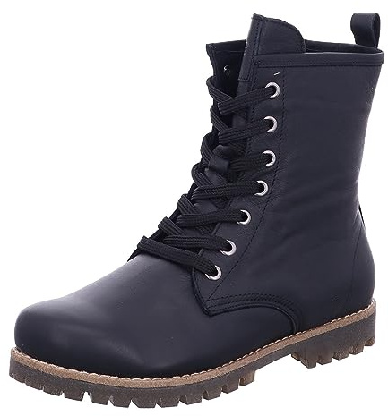 Andrea Conti Boots Leder Dunkelblau blau | Stiefeletten, Schwarz, Reißverschluss, Damen, Schuhe