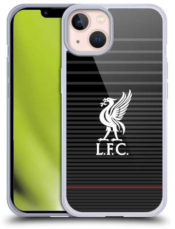 Head Case Designs Offizielle Liverpool Football Club Kit Weiss Und Schwarz Liver Bird Gelhülle [Militärischer Schutzgrad] Kompatibel Mit Apple iPhone 13 Und Kompatibel Mit MagSafe
