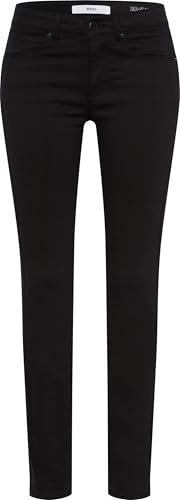 BRAX Damstil Ana Sensation hållbara femficksrörjeans med push up effekt jeans, Clean Perma Svart, 38W x 32L