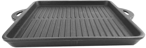 GARDINGER Grillplatte Guss für einflammige Universal-Kartuschen Kocher + Rocket Stove 23 cm Durchmesser