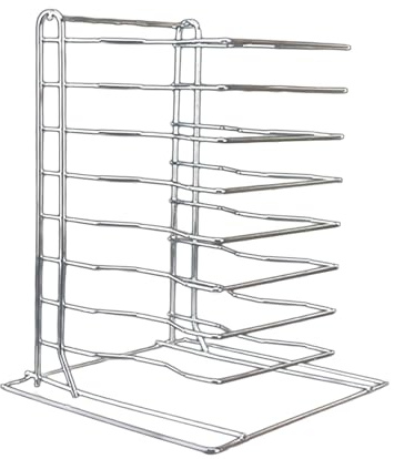 JISADER Griglia per teglia per Pizza Griglia di Raffreddamento Griglia di Cottura Espositore Portatile Espositore per teglia per ristoranti Pizzerie di Hotel, 8 Strati