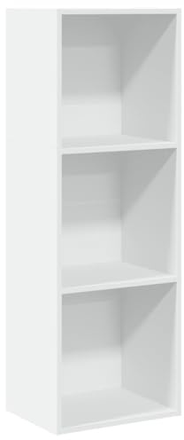 vidaXL Libreria Bianca 40x30x114 cm in Legno Multistrato, scaffale per Libri, scaffale, scaffale Contenitore, armadietto portaoggetti