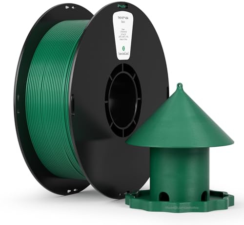 kexcelled ASA Grün Filament 1,75mm +/- 0,03mm, 1kg, Wetterbeständigkeit | 3D Drucker Material für die Druck von outdoor-funktionalen, Hitzebeständigkeit UV-geschützt
