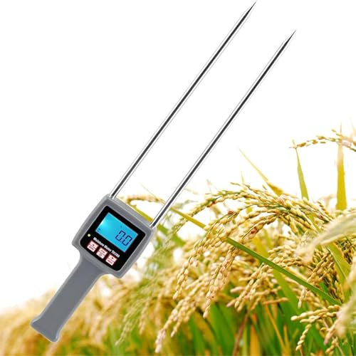 LIULIQ Misuratore di umidità per Fieno Portatile, Misurazioni Precise E Veloci Tester di umidità per Fieno con Sonda, Campo di Misura 0-84% per Monitorare E Garantire Una qualità Ottimale del Fieno
