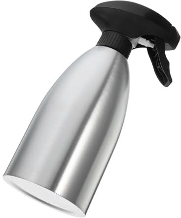 CANIGHT Stainless Steel Spray Bottle Pressure Sprayer for Watering Plants and Bbq User-friendly Handheld Design Easy to Clean and Portable for Kitchen and Outdoor Use