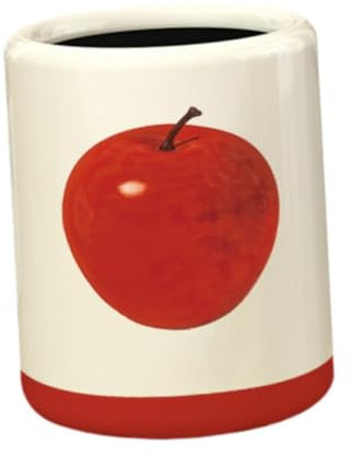 Colcolo Bote de Basura Contenedor de Basura Impermeable Moderno,Contenedor de Basura,Cesto de Basura de Cocina,para la Entrada del hogar, baño, Estudio, Fondo Rojo