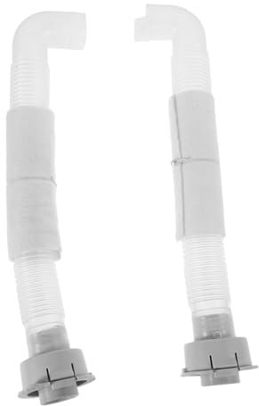 HOMSFOU 2pcs Washing Machine Drain Hose Connector Pipe Adapter for Indoor Use Easy Installation Leakproof Design Connector for Washing Machine Drainage