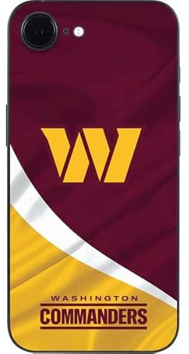 Skinit Decal Phone Skin Compatible with iPhone 16e - Officially Licensed NFL Washington Commanders Flag Design