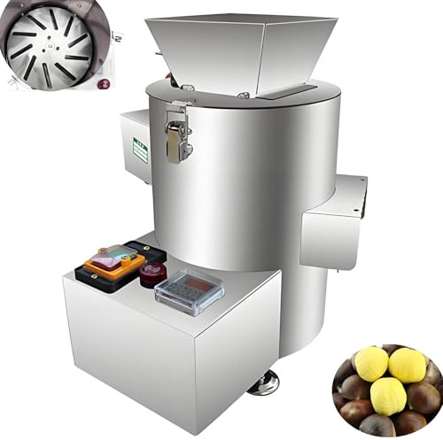 HuanEssentric Machine à éplucher Les Châtaignes,Machine Commerciale Automatique D'ouverture Et D'encoche des Châtaignes Aucun Dommage Aux Châtaignes,pour Nombreuses Tailles
