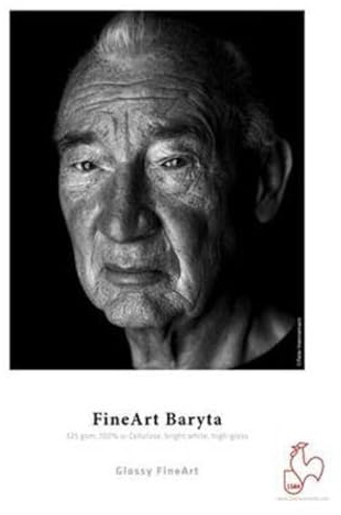 Hahnemuhle Fine Art Baryta 325, Ultra Smooth High Gloss, Bright White Inkjet Paper, 325gsm, 17x22, 25 Sheets