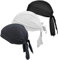 HASAGEI Sports Bandana Cap Herrem Damen Biker Bandanas Kopftuch Hat - Schwarz Grau Weiß