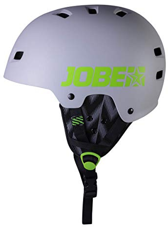Jobe Base Helm Wakeboard Jetski Kite Waterski Kayak Helmet Cool Gray