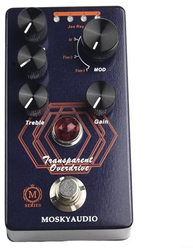 Lecreatekit Mosky Transparent Overdrive Pedal Take Your Guitar Playing to New Heights