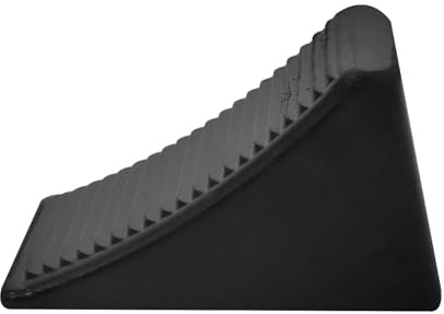 MUSISALY Cuneo per Ruote in Gomma Antiscivolo Resistente per Camper e Rimorchi Blocco Stabilizzatore Triangolare Compatto per Accessori Viaggio Sicurezza su Pendenze e Pendii