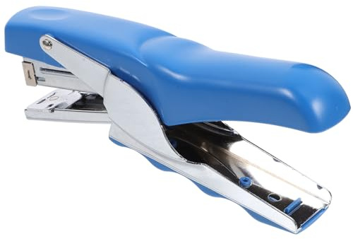 Gadpiparty Multifunctional Blue Desktop Stapler for Office and Classroom Use, Handheld Paper File Stapling Tool, Convenient Indoor Office Supply