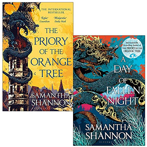 Colección de libros The Roots of Chaos Series 2 de Samantha Shannon (El priorato del naranjo, [tapa dura] Un día de noche caída)