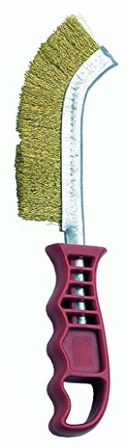 Bellota 50806-A - Manual Brush ((Brass-Plated Steel, Plastic Handle, Straight Wire, Diameter 0.3 mm)