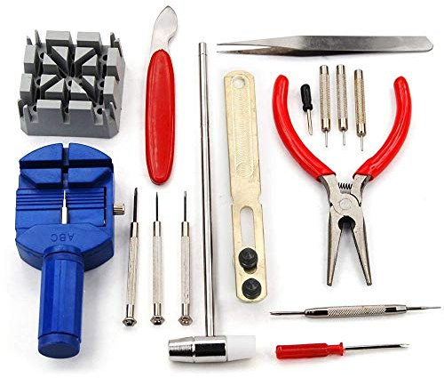 FINEO® 16 tlg. Uhrenwerkzeug Set Uhrenmacher Feinmechanik Werkzeug Reparatur Set