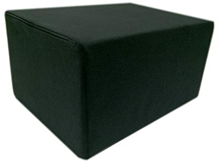 Dibapur Bandscheibenwürfel mit Schwarzen Bezug, Stufenlagerung, Stufenlagerungswürfel, Stufenbett, Reha, Orthopädischer, Positurkissen, Lagerungskissen, Stufenlagerung - 55 cm x 45 cm x 35cm