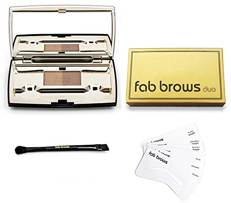 Fab Brows Beautiful Brows FAB BROWS KIT DUO - BRUN CLAIR & BRUN MOYEN - Light Brown & Medium Brown