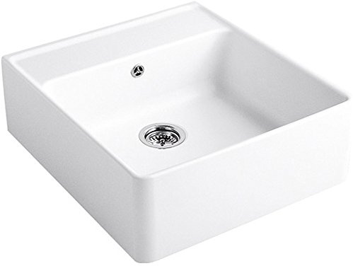 Villeroy & Boch Butler 60 1.0 Bowl White Ceramic Kitchen Sink - NO Waste
