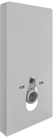 Bernstein Sanitärmodul 805S 1003 x 483 x 108 mm für Wand-WC in Weiß mit Sensorsteuerung, 2-Mengen-Spülung, schwitzwasserisoliertem Spülkasten und ESG-Glasfront
