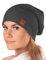 Mikos* Beanie für Damen | Wintermütze für Damen in Dunkelgrau | Wintermütze Damen | Long Slouch Beanie | Mütze mit hohem Tragecomfort |699(Grafite)