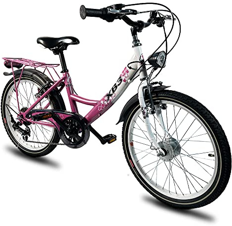 XB3 Kinderfahrrad 20 Zoll 6-Gang Nabendynamo StVZO Pink