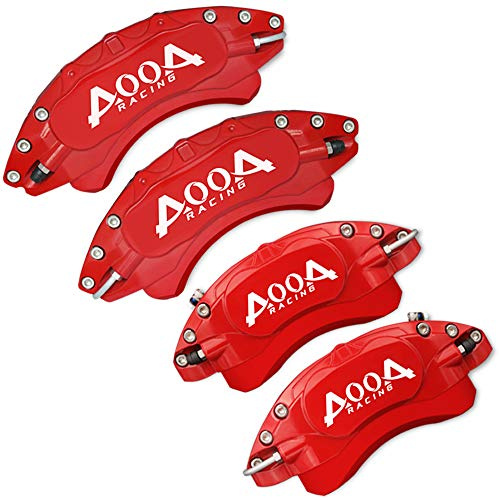 AOOA Coperchio Pinza Freno Coperchio Pinza Freno in Alluminio, 4 PCS 12 Colori Disponibili, Protezione Pinza Freno Adatto per la Maggior Parte delle Auto Coperture pinze Personalizzate