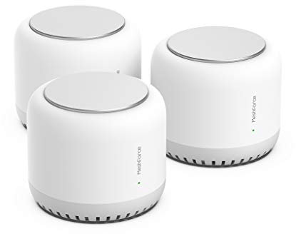Meshforce M7 Tri-Band Whole Home Mesh WiFi System (3 Pack), Gigabit Mesh WiFi Routers, Seamless High Performance Wireless Covers 7+ Rooms and 75+ Devices