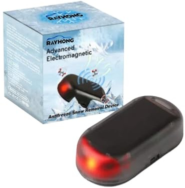 FUFRE Antigel électromagnétique, antigel, anti-vol solaire, outil d'interférence moléculaire électromagnétique, dégivrage moléculaire des véhicules (2 pièces)
