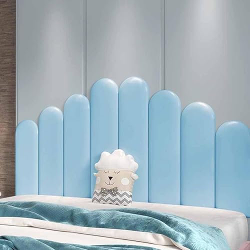 YWQJL Wandkissen Bett Selbstklebend Leder Polsterpaneel Wandkissen Abnehmbar Schutzplatte, 3D Selbstklebend 3,5cm Wandaufkleber Paneele Wand(3,180cm)