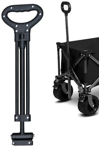 Griff für Gartenwagen – Teleskop-Trolley Ziehgriff | Ersatzteile für Outdoor Camping Trolley Griff Zubehör