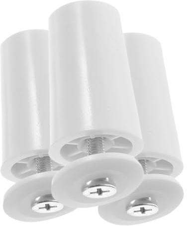 Cabilock 3pcs Window Shutter Stopper Easy to Install Curtain Accessories for Improved Privacy and Light Control Compatible Window Styles White