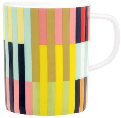 Remember Tasse Havanna, 350ml, Fine Bone China Porzellan – Tasse für Kaffee, Tee oder Cappuccino, farbenfrohe Designer-Tasse für Küche und Büro, stilvolle Trink- und Frühstückstasse