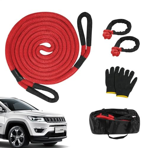 Abschleppgurte Heavy Duty Off Road Abschleppseil Heavy Duty Recovery Abschleppgurt Off Road Abschleppseil mit Haken Abschleppgurte für LKW ATV Heavy Duty Fahrzeug Abschleppseil für Offroad