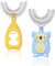 WUSJC 2PCS Spazzolino da Denti a Forma di U, Spazzolino da Denti a Forma di U per Bambini, spazzolino Manuale per Pulizia a 360°