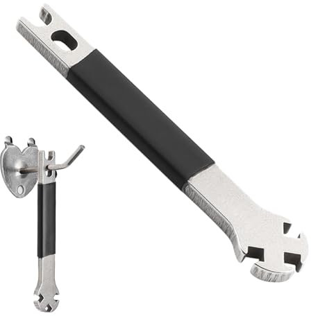 Fahrrad-Speichenschlüssel, Reparaturwerkzeuge, Radausrichtungsausrüstung, 83,5 x 15,3 x 4 mm, vielseitiges und Mehrzweck-Werkzeug für Mountainbikes, Straßenfahrzeuge