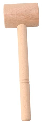 BESPORTBLE Maillet Bois De Hêtre pour Crustacés Marteau Compact avec Manche Long Ergonomique Outil Cuisine pour Homards Et Crabes Accessoire Maison Fruits De Mer Sûr Et Facile à Nettoyer