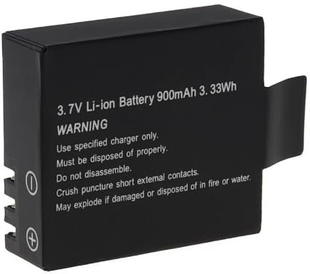 Batteria sport camera action pro cam 4k wi fi videocamera ultra hd