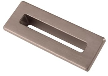 Apres Sink Overflow Cover | Basin Sink Hole Cover Square | Brushed Bronze | Rectangle Overflow Cover | Basin Trim for Bathroom Sink Toilet Wash Basin (Brushed Bronze)