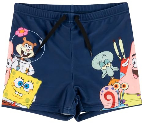 United Labels Svampbob svamphuvud badbyxor för pojkar, blå, badshorts barn, simbyxor