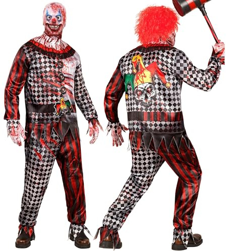 W WIDMANN MILANO Party Fashion - Costume da clown assassino per adulti